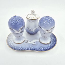 Mgestel Plate De Menage nr. 52D Med Guldkant 1 sortering  