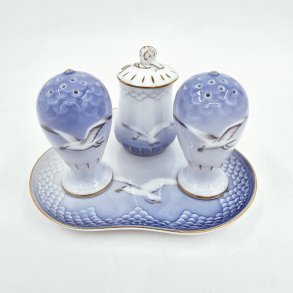 Mgestel Plate De Menage nr. 52D Med Guldkant 1 sortering  