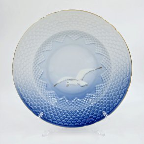 Mgestel Stor Dyb Tallerken nr. 22 Med Guldkant 1 sortering