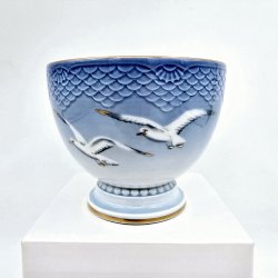 Mgestel Sukkerskl P Fod nr. 185 Med Guldkant 2 sortering  