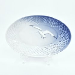 Mgestel Oval Asiet nr. 38 uden guldkant 1 sortering 