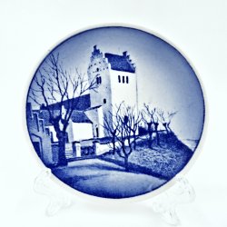 Royal Copenhagen Mini Platte Frvejle Kirke 21-2010 