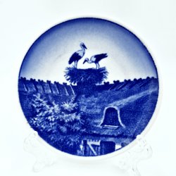 Royal Copenhagen Miniature Plate Storkerede 49-2010 