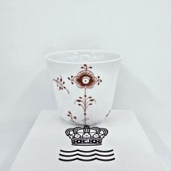 Royal Copenhagen Multifarvet Elements Scarlet Kop nr. 495. sortering 1  