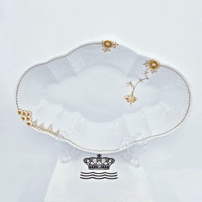 Royal Copenhagen Multifarvet Elements Chestnut Fad nr. 353. sortering 1 