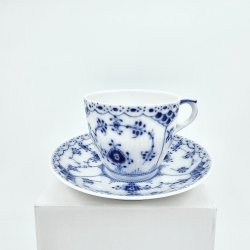 Musselmalet Halvblonde Kaffekop nr. 1-756. sortering 1 