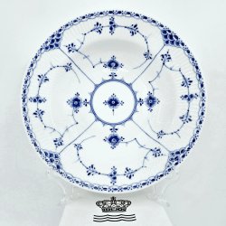 Musselmalet Halvblonde Dyb Tallerken nr. 1-659. sortering 1 