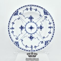 Musselmalet Halvblonde Dyb Tallerken nr. 1-567. sortering 1  