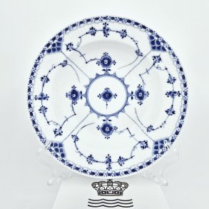 Musselmalet Halvblonde Dyb Tallerken nr. 1-567. sortering 1  