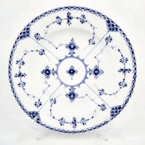 Musselmalet Halvblonde Middagstallerken nr. 1-571. sortering 2 