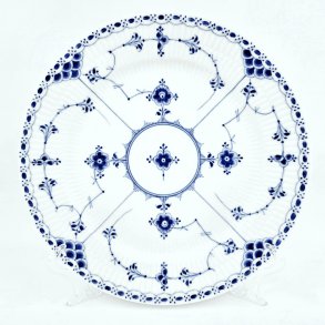 Musselmalet Halvblonde Middagstallerken nr. 1-577. sortering 1  