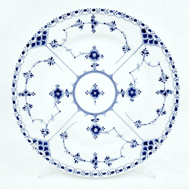 Musselmalet Halvblonde Middagstallerken nr. 1-577. sortering 1  