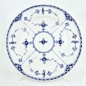 Musselmalet Halvblonde Middagstallerken nr. 1-704. sortering 2 