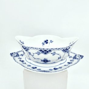 Musselmalet Halvblonde Riflet Sovseskl nr. 1-587. sortering 1 