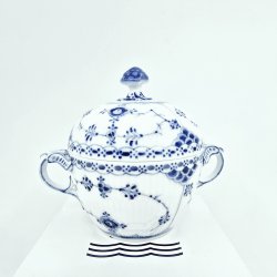 Musselmalet Halvblonde Sukkerskl nr. 1-605. sortering 1  