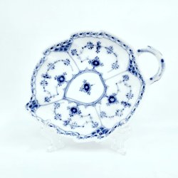 Musselmalet Halvblonde Blad Asiet nr. 1-547. sortering 1  