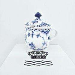 Musselmalet Halvblonde Cremekop nr. 1-743. sortering 1  