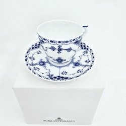 Musselmalet Halvblonde Espressokop nr. 1-528. sortering 1  