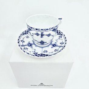 Musselmalet Halvblonde Espressokop nr. 1-528. sortering 1  