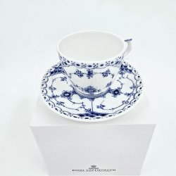 Musselmalet Halvblonde Espressokop nr. 1-528. sortering 3 