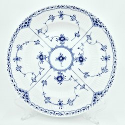 Musselmalet Halvblonde Frokosttallerken nr. 1-572. sortering 1 