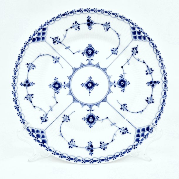 Musselmalet Halvblonde Frokosttallerken nr. 1-578. sortering 1 