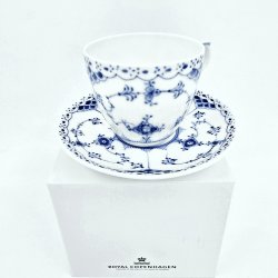 Musselmalet Halvblonde Kaffekop nr. 1-756. sortering 2  