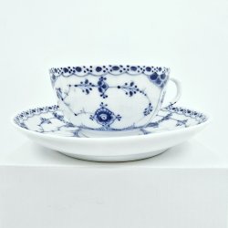 Musselmalet Halvblonde Espressokop nr. 1-713. sortering 2  