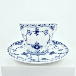 Musselmalet Halvblonde Espressokop nr. 1-719. sortering 2 