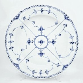 Musselmalet Halvblonde Fad Stort Rundt nr. 1-540. sortering 2