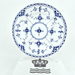 Musselmalet Halvblonde Sidetallerken nr. 1-576. sortering 1