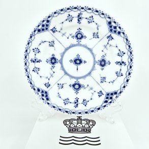 Musselmalet Halvblonde Sidetallerken nr. 1-576. sortering 1