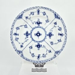 Musselmalet Halvblonde Sildetallerken nr. 1-573. sortering 1