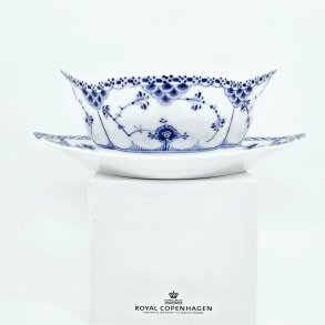 Musselmalet Halvblonde Riflet Sovseskl nr. 1-587. sortering 2