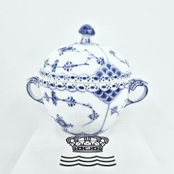 Musselmalet Halvblonde Sukkerskl nr. 1-606. sortering 2 