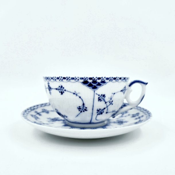 Musselmalet Halvblonde Tekop nr. 1-524. sortering 1