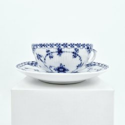 Musselmalet Halvblonde Tekop nr. 1-525. sortering 1 