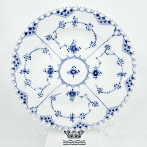 Musselmalet Helblonde Middagstallerken nr. 1-1084. sortering 2 