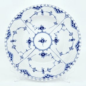 Musselmalet Helblonde Middagstallerken nr. 1-1084. sortering 3 