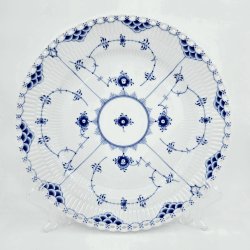 Musselmalet Helblonde Middagstallerken nr. 627. sortering 2