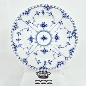 Musselmalet Helblonde Sildetallerken nr. 1-1086. sortering 2 