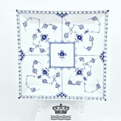 Musselmalet Helblonde Tallerken nr. 722. sortering 2 