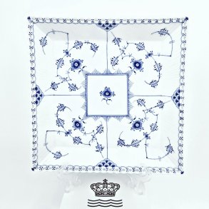 Musselmalet Helblonde Tallerken nr. 722. sortering 2 