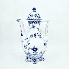 Musselmalet Helblonde Stor Kaffekande nr. 1-1202. sortering 3 