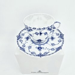 Musselmalet Helblonde Kaffekop nr. 1-1035. sortering 3 