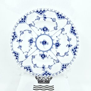 Musselmalet Helblonde Kagetallerken nr. 1-1087. sortering 1