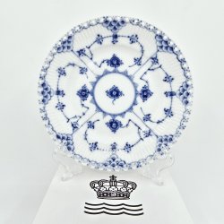 Musselmalet Helblonde Kagetallerken nr. 1-1088. sortering 1 