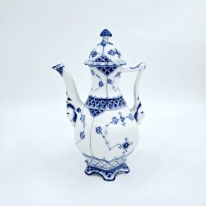 Musselmalet Helblonde Portions Kaffekande nr. 1-1030. sortering 2 