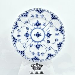 Musselmalet Helblonde Sildetallerken nr. 1-1086. sortering 1