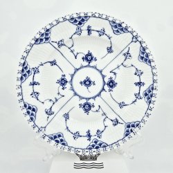 Musselmalet Helblonde Tallerken nr. 1-1085. sortering 1 